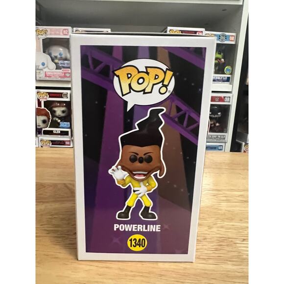 VAULTED OFFICIAL WONDERCON STICKER Powerline Funko Pop #1340 Disney Goofy Movie - Picture 2 of 6
